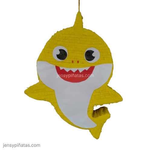 Piñata de baby shark amarillo