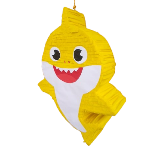 imagen pinata: Piñata de baby shark amarillo